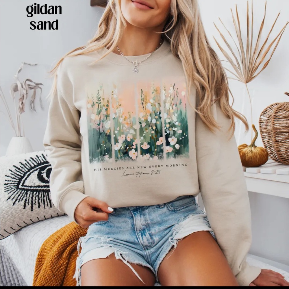 NWT Christian Crew Neck